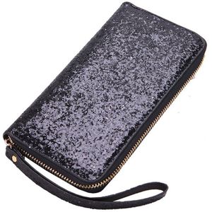 PU Leer vrouwen Portefeuilles Braak Lange Dames Dubbele Rits Portemonnee Clutch Bag Rode Portemonnee Krokodil Portemonnees