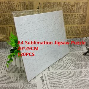 10 Stks/partij A4 /A3/A5/Hart Sublimatie Blanco Puzzel Diy Craft Paperjigsaw Puzzel Voor Sublimatie inkt Overdracht