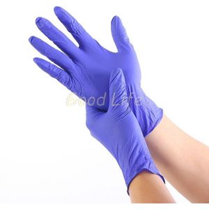 50/100 Stuks Wegwerp Nitril Handschoenen Voor Huis Schoonmaken Voedsel Laboratorium Beschermende Universele Latex Handschoenen