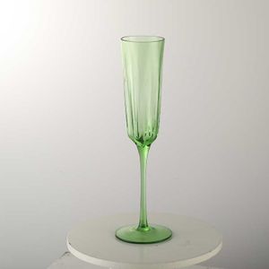Apple Groene Kleur Rode Wijn Glas Champagne Glas Glas Verse Slakom Fruitschaal Sap Cup