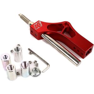 Aluminium Auto Pookknop Korte Shifter Extender Shifter Knop Lever Fit Voor Unviersal Auto Verstelbare