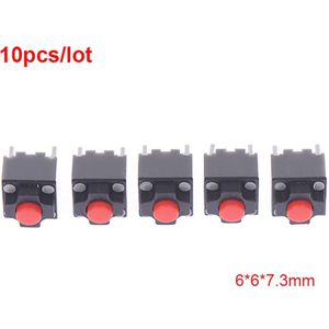 10Pcs Kailh Mute Knop 6*6*7.3Mm Schakelaar Draadloze Muis Bedrade Muis Buttonswitch