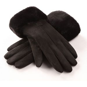 Vrouwen Winter Handschoenen Dames Meisjes Outdoor Warmte Volledige Vinger Gevoerd Rijden Handschoen #35