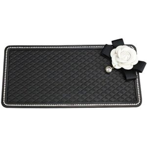 Diamond Auto Anti Slip Mat Voor Auto GPS Mobiele Telefoon Pad Auto Camellia Siliconen antislip Kussen interieur accessoires