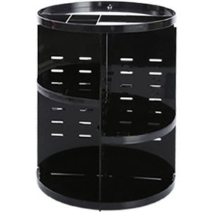 360-graden Draaibare Verstelbare Cosmetische Magazijnstelling Desktop Make-Up Kwasten Gereedschap Sieraden Houder Plank Thuis Organizer Case