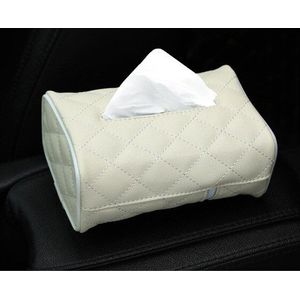 Auto Tissue Box Houder Pu Lederen Dashboard Servet Papier Doos Geval Houder Voor Home Office Auto Accessoires Zwart Roze