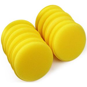 12 Stuks Auto Wax Spons Pads Polijsten Dressing Foam Dent Paint Care Clean Tool 95Mm Ring Motorfiets Off Road 4X4 Auto Accessoires