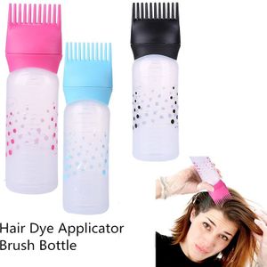 50 Oz Plastic Haarverf Borstel Hervulbare Fles Lege Haarverf Applicator Borstel Fles Hair Colouring Doseren Kam