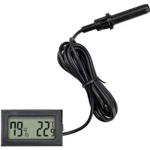 Mini Digitale Lcd Indoor Outdoor Handig Temperatuursensor Vochtigheid Meter Thermometer Hygrometer Gauge Met Instrumenten Sonde