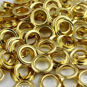 100Sets 12Mm Messing Oogje Met Wasmachine 1000 # Lederen Craft Reparatie Grommet Ronde Eye Ringen Voor Schoenen Bag kleding Lederen Riem Hoed