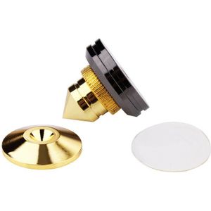 8 Set Golden-Plated Speaker Spikes, Speaker Stands Cd Subwoofer Versterker Draaitafel Isolatie Voeten Meubels Hardware