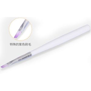 Nail Cleaning Nagel Penseelgereedschappen Spider Gel Brush Manicure Pedicure Soft Verwijder Dust Kleine Hoek Schone Borstel Voor Nail Care