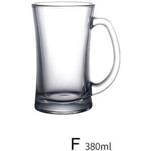 Bier Glas Transparant Wijn Bier Drinken Glazen Mok Cup Met Handvat Voor Drinken Voor Bar Thuis