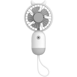 Ew Leuke Kleine Handheld Fan Usb Opladen Draagbare Grote Wind Handheld Mini Multifunctionele Elektrische Ventilator