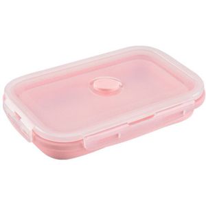 Siliconen Lunchbox Set Stapelbare Bento Voedsel Prep Container Opvouwbare Lunchbox Magnetron Diner Opslag Containers