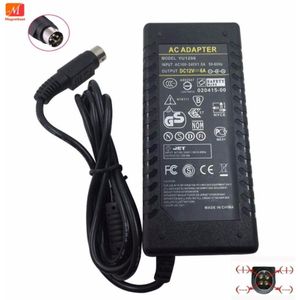 12V6A AC DC Converter Adapter 4 Pin Stroomvoorziening 72 W 4-Pin Voor LCD TV Monitor Adapter DVR Kabel Cord Charger