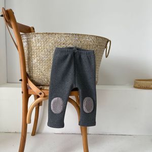 Baby Broek 2022 Gebreide Snoep Kleur Bodems Outfits Peuter Meisjes Geribbelde Leggings Gestreepte Casual Broek Baby Boy Kleding