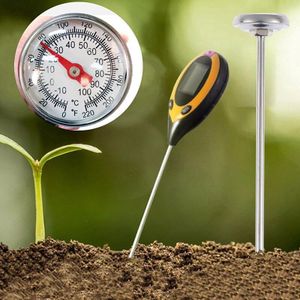 1Pc Rvs Bodem Thermometer Stem Lezen Wijzerplaat Display 0-100 Graden Celsius Bereik Voor Grond Compost Tuin levert