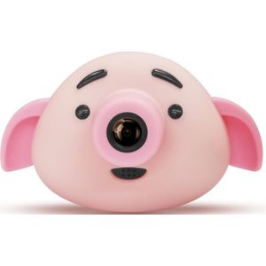 Kinderen Digitale Camera 1.8 Inch Voor Achter Dual Camera 720P Mini Leuk Varken Camera Speelgoed Voor Kinderen