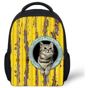 Trendy Kids Schooltas voor Jongens Leuke Hond Print kinderen Schooltas Kleuterschool Baby Boek Tas Dier Kat Mochila infantil