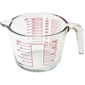 Kitchen Thickened Glass Graduated Measuring Cup