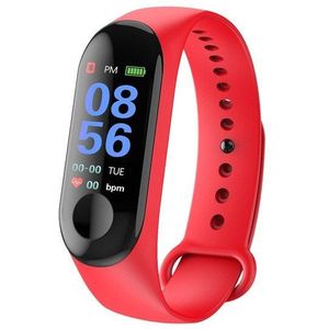 Fitness M3 Kleur Screen Smart Sport Armband Activiteit Running Tracker Hartslag Voor Kinderen Mannen Vrouwen Horloge Voor Ios Android