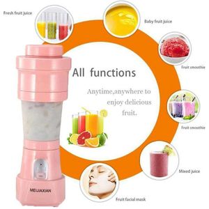 Vouwen Sap Blender Draagbare Usb Juicer Cup Mengmachine Smoothies Babyvoeding Fruit Mixer Keuken Tool