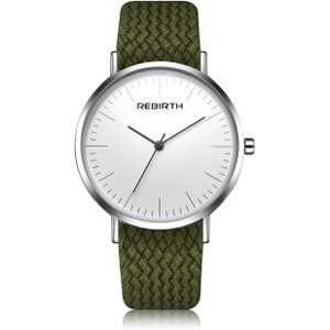 WEDERGEBOORTE Horloges Vrouwen Mannen Top Luxe Unisex Nylon Strap Horloges Quartz Sport Horloges relogio masculino