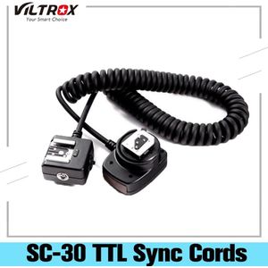 Viltrox SC-30 1.5 M TTL Sync Cords Flitslicht Focus Assist Kabel Off Camera Shoe Cord met Veilig Slot voor Nikon DSLR Camera Flash