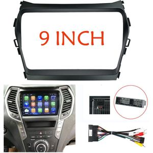2Din Autoradio Cd Dvd Gps Stereo Panel Dash Mount Trim Kit Interface Frame Panel Fascia Fit Voor Hyundai Santa fe IX45 ~