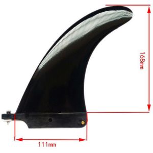 6.5 inch voor Longboard Fin ONS box SUP centrum Vinnen Glasvezel Nylon Surfen Vinnen Opblaasbare board vinnen surfen