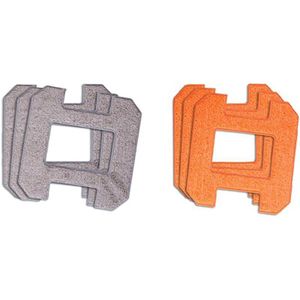 Xd-Voor Liectroux Robot X6 Stofzuiger Onderdelen Fiber Mop Doeken 4 Sets Voor Glazenwassen Vacuüm Robot x6 Nat En Droog Schoon