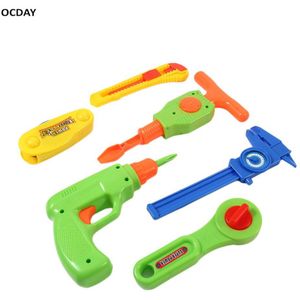 OCDAY 32 stks Reparatie Gereedschap Set Power Tools Kinderen Speelgoed Craftsman rollenspel Simulatie Fixing Speelgoed PVC Jongen Speelgoed Draagbare Kit