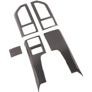 Auto Carbon Fibre Centrale Console Panel Cover Trim Air Outlet Vent Frame Interieur Accessoires Voor Ford F150 Raptor
