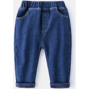 Baby Jongen Broek Herfst En Winter Kinderen Plus Fluwelen Dikke Denim Broek Jongen Mode Ongedwongen Warme Broek Baby Broek Kinderen kleding