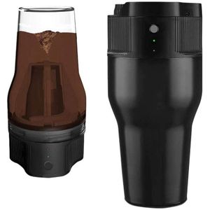 Elektrische Koffiezetapparaat Brewer Reizen Mok Met K-Cup Filter, usb Mini Automatische Koffie Machine Draagbare Geïsoleerde Mok 500Ml