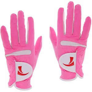 Antislip Ademend Vrouwen Golf Handschoenen Roze-S/M/L/Xl