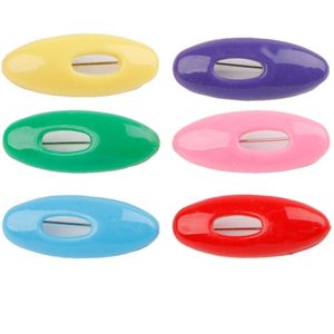 6 Stks/set Plastic Oval Veiligheidsspelden Vrouwen Sjaal Gesp Handig Sjaals Pin Zwart Wit Multicolor