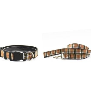 Halsband Riem Nylon Verstelbare Maat Voor Kleine En Middelgrote Honden S L Huisdier Kraag Lood Beige Rood Supply