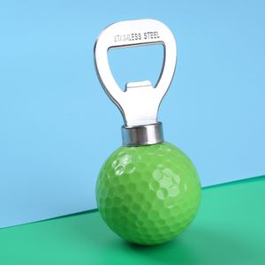 1 Pc Rvs Golfbal-Vormige Flesopener Kurkentrekker Wijn En Bier Opener Golfer Praktijk Golf Training aids