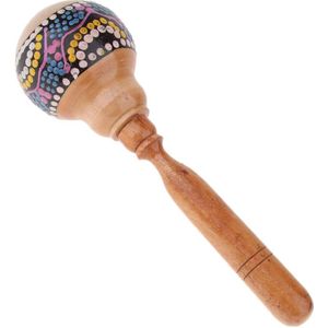 Maraca Kokosnoot Rammelaars Shaker Kids Musical Toy Party Favor Shaker Zand Hamer Speelgoed