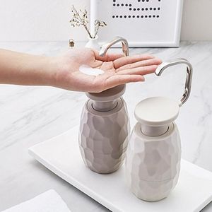 400Ml Een Hand Zeepdispenser Gezichtsreiniger Douchegel Fles Milieuvriendelijke Voor Home Hotel Badkamer