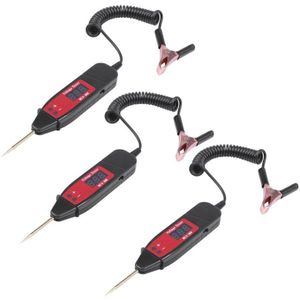 3X Universele 5-36V Auto Digitale Lcd Voltage Test Pen Professionele Auto Tester Potlood Detector Met Led Licht