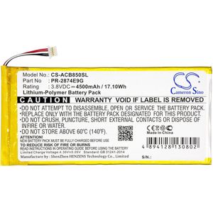 Cameron Sino 4500Mah Batterij Voor Acer A6001, Iconia Een 8 B1-850, PR-2874E9G