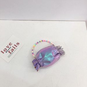 Mooie Meisjes Candy Crossbody Purse Glitter Kleine Keten Messenger Bag Lederen Handtas Voor Reizen Party