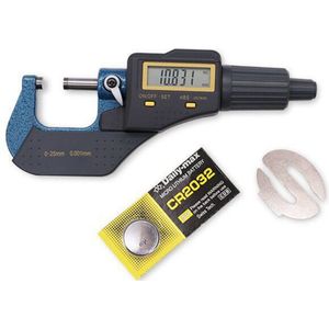 Elektronische Buiten Micrometer 0-25Mm/0.001Mm Lcd Digitale Gauge Schuifmaat Meter Carbide Tip Meetinstrumenten