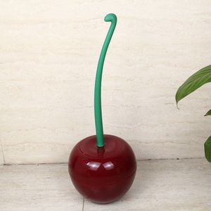 Leuke Cherry Vormige Wc Borstel Houder Set Badkamer Cleaning Kit Cleaner Creatieve Huishoudelijke Wc Schoonmaken Borstels C1086 F