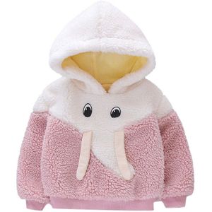 Peuter Baby Meisje Winter Kleding Winddicht Leuke Cartoon Lange Mouw Trui Hoodie Warm Hooded Kid Kleding Tops