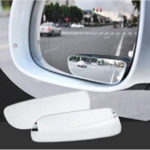 Auto Achteruitkijkspiegel Kleine Ronde Spiegel 360 Graden Verstelbare Groothoek Omkeren Spiegel Blind Spot Multifunctionele Een Pai