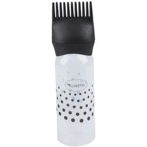 1 Pcs 170 Ml Haarverf Applicator Flessen Plastic Verven Shampoo Fles Olie Kam Borstel Styling Tool Haarkleuring haar Tools